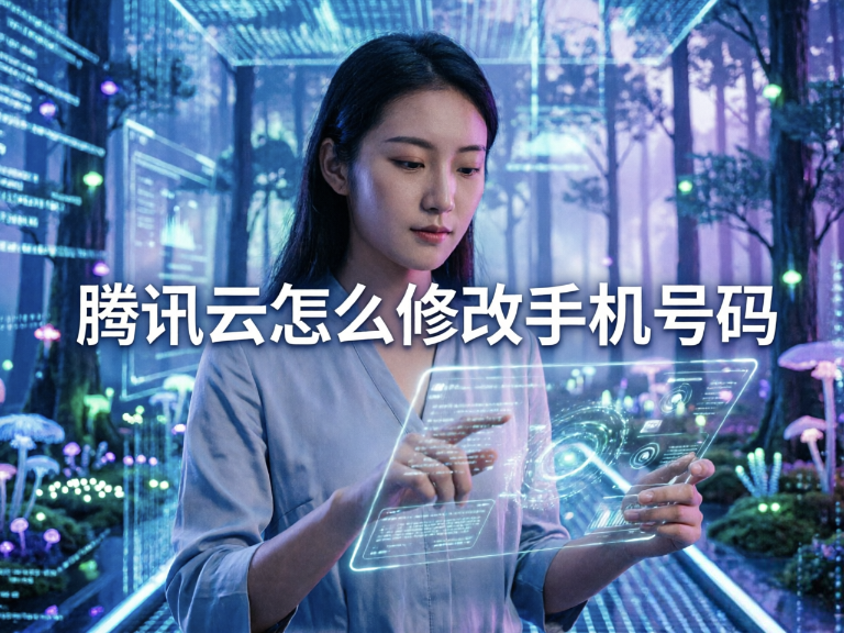 腾讯云怎么修改手机号码（图文版）